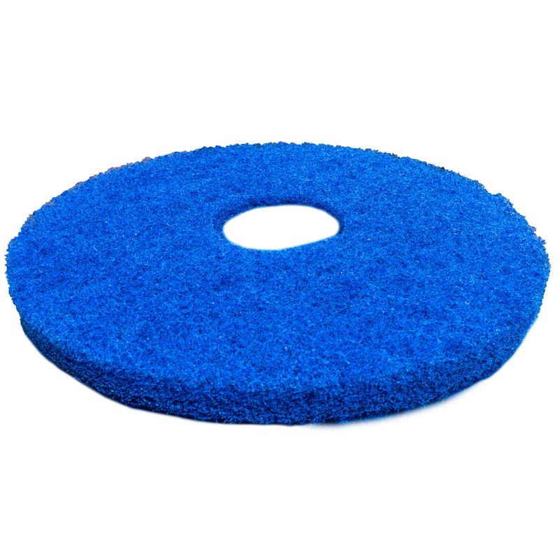 255-2070 - 20 inch premium blue cleaning pad (pkg of 5)