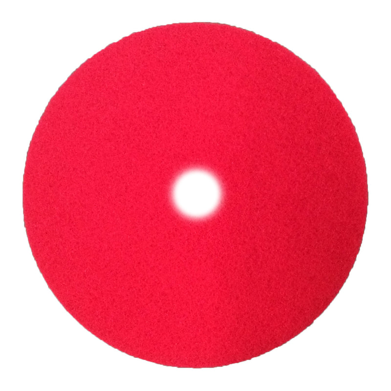 255-2260 - 22 inch premium red scrubbing pad (pkg of 5)