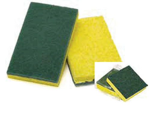 Green backed scrubber sponge (pkg of 20) - 255-8007