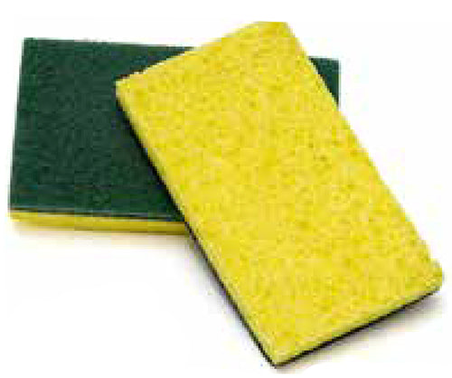 Green backed polyurethane scrubber sponge (pkg of 20) - 255-8009
