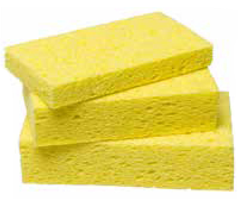 Cellulose block sponge 6 x 3 3/8 x 7/8 inch (pkg of 24) - 255-8011