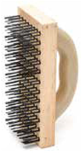 Flat wire block brush with handle (pkg of 12) - 255-8065