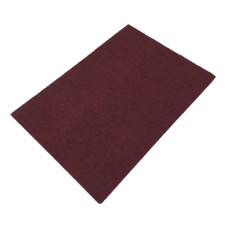 255-9037 - 14 x 28 inch Redwood maroon floor prep pad (pkg of 10)