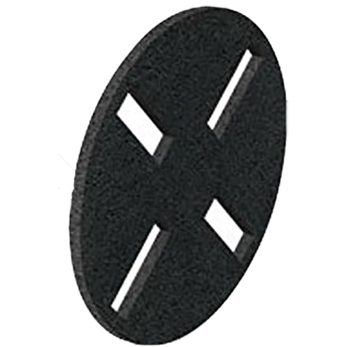 19 inch quad slotted stripping pad (black) (5 per case) - 257-1010