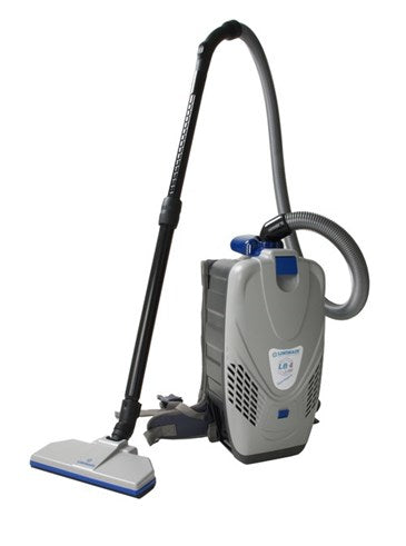 Lindhaus LB4 Electric Back Pack Vacuum w/ wand and 12 inch floor tool - 228-2877